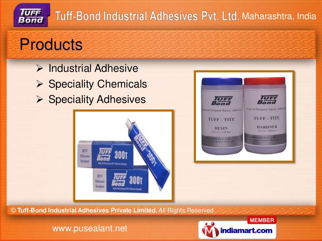 Industrial Adhesive by TuffBond Industrial Adhesives Private Limited…