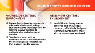 Design of effective learning classroom | PPTX