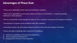 Phase Rule Introduction the phase rule in chemical Eng. | PPTX