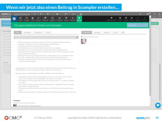 … oder marketing.ai (www.marketing.ai)
copyright Scompler GmbH (alle Rechte vorbehalten) 8003. März 2016
 