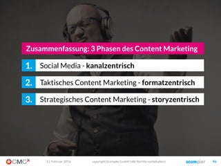 Und wir können dem Artikel dann auch eine Persona zuordnen
03. März 2016 copyright Scompler GmbH (alle Rechte vorbehalten) 96
 