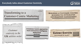 Everybody talks about Customer Centricity
 