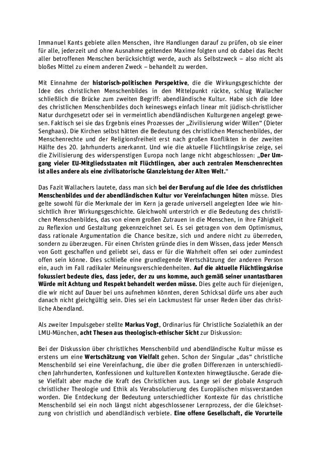 Aus einer christlichen perspektive
