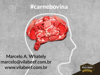 Marcelo A. Whately
marcelo@vilabeef.com.br
www.vilabeef.com.br
 