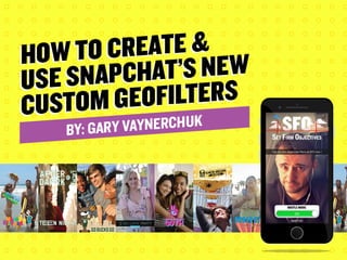 Less than a month ago, Snapchat opened
custom on-demand Geofilters to everyone.
 