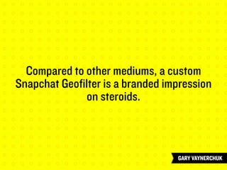 Of course, eventually these filters
will be ruined by marketers the same
way everything else is… so if you’re
reading this...