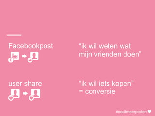 #nooitmeerposten
Facebookpost
#nooitmeerposten
 