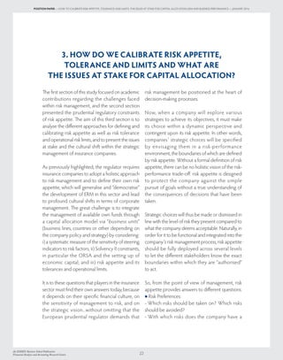 An EDHEC Business School Publication
Financial Analysis and Accounting Research Centre 22
POSITION PAPER — HOW TO CALIBRAT...
