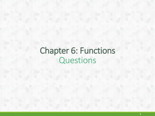 Sample Exam Questions on Python for revision | PDF