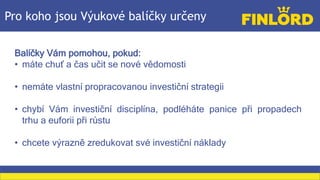 Pro koho jsou Výukové balíčky určeny
Balíčky Vám pomohou, pokud:
• máte chuť a čas učit se nové vědomosti
• nemáte vlastní...