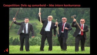 Coopetition: Dele og samarbeid – ikke intern konkurranse
 