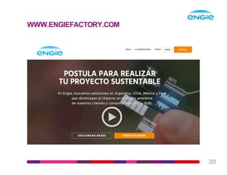 20
WWW.ENGIEFACTORY.COM
 