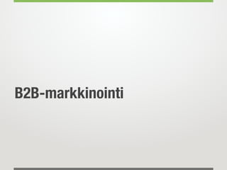 B2B-markkinointi
 