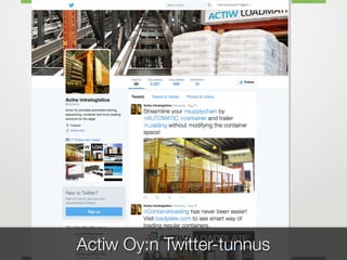 Actiw Oy:n Twitter-tunnus
 