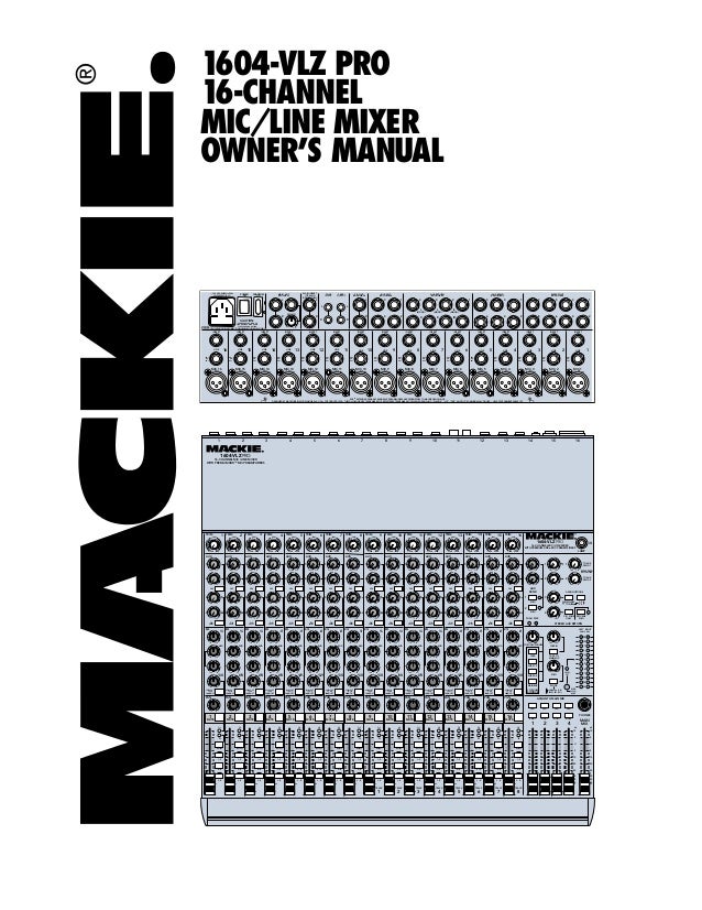 Mackie 1604 hookup guide