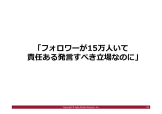 59Copyright © Agile Media Network, Inc.
 