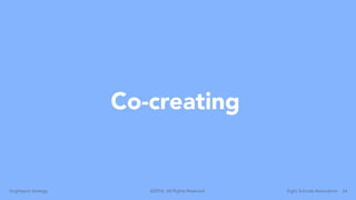 24brightspot strategy Eight Schools Association©2016. All Rights Reserved.
Co-creating
 