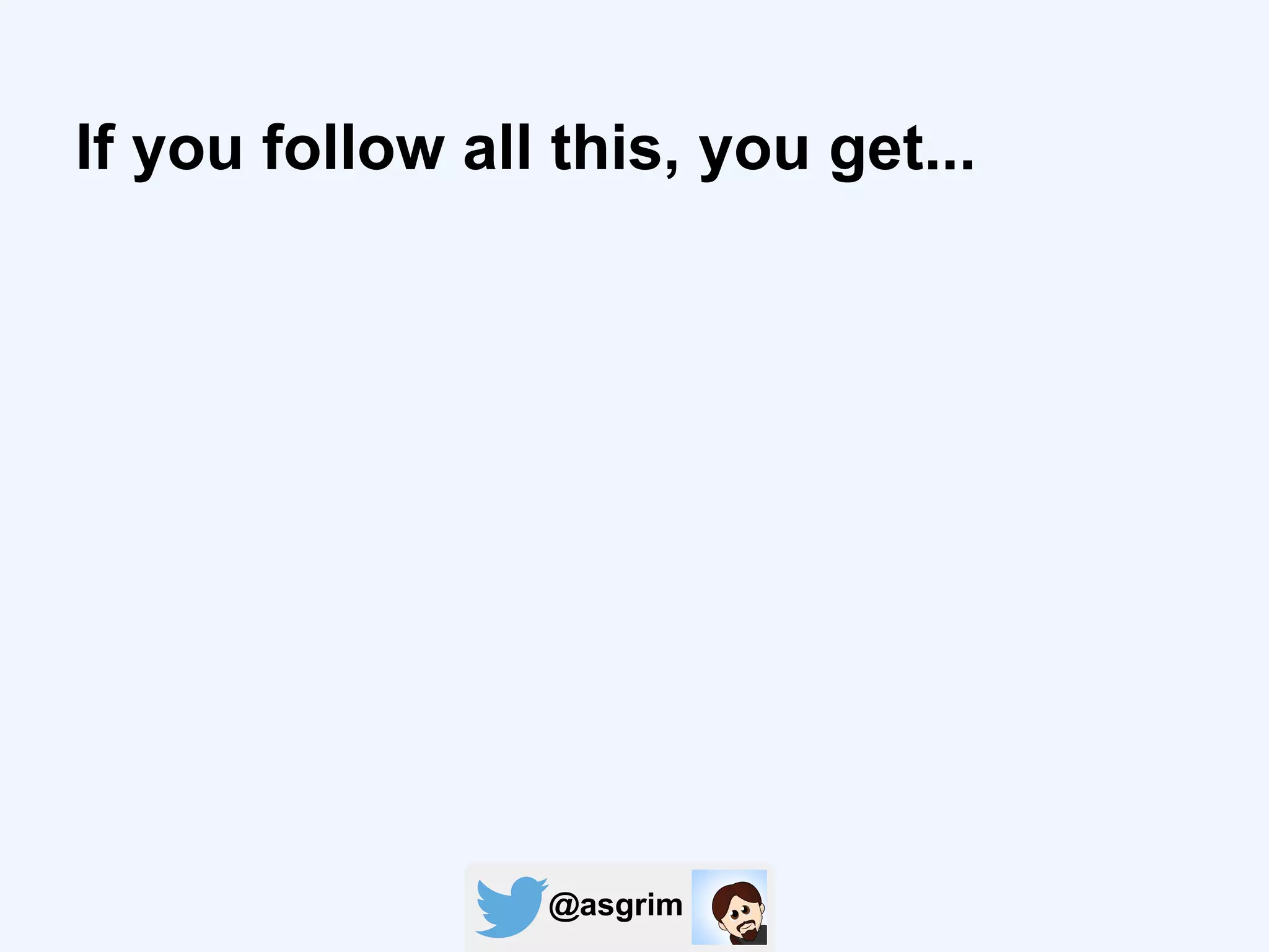 @asgrim
If you follow all this, you get...
 