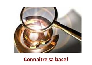 Connaître sa base!Connaître sa base!
 