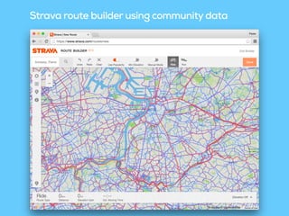 Strava route builder using community data
 