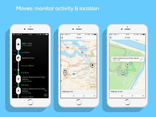 Moves: monitor activity & location
 