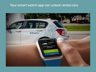 Your smart watch app can unlock rental cars
 