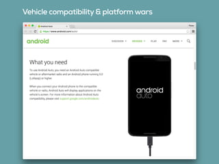 Vehicle compatibility & platform wars
 