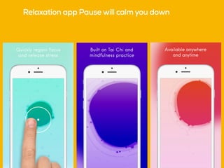 Relaxation app Pause will calm you down
 