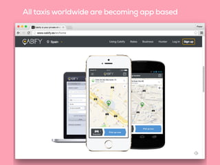 All taxis worldwide are becoming app based
 