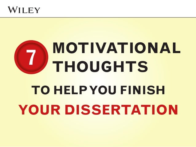 Phd thesis motivation