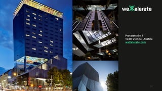 Praterstraße 1
1020 Vienna, Austria
weXelerate.com
 