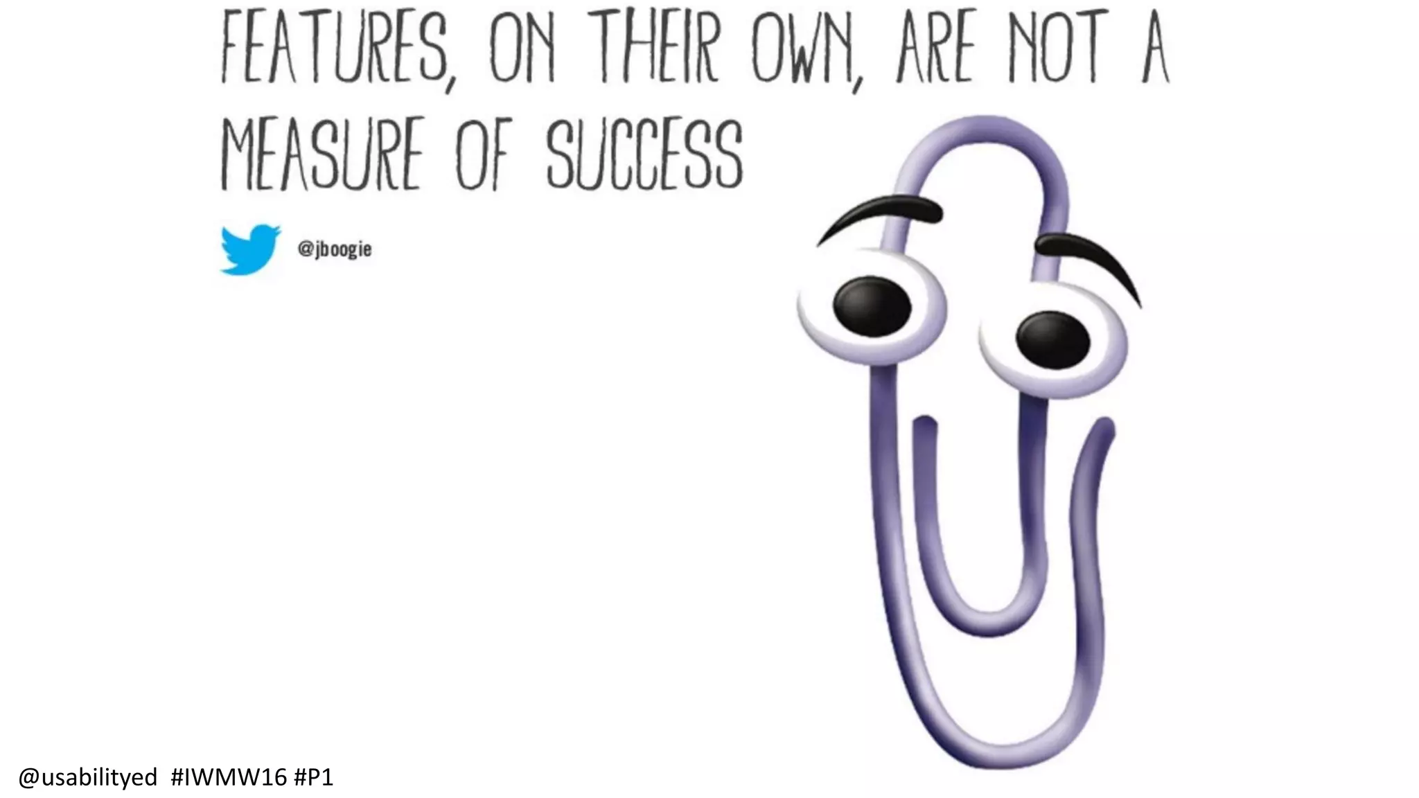 @usabilityed #IWMW16 #P1
 