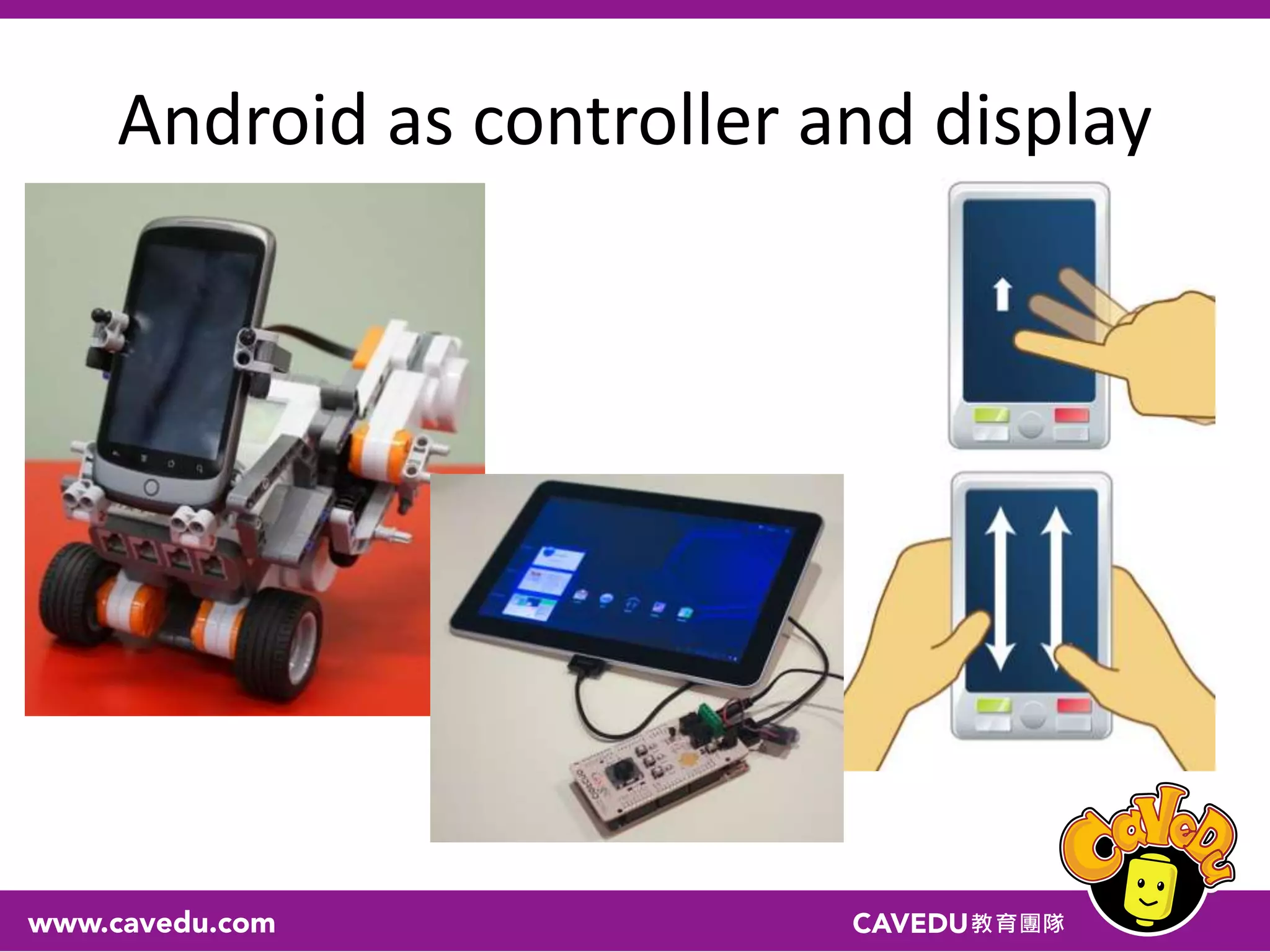 Android as controller and display
 