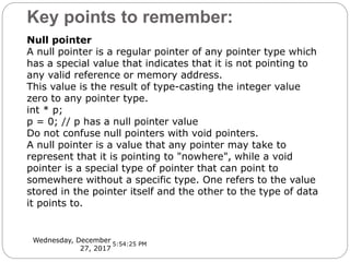 ppt on pointers | PPTX
