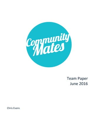 Team Paper
June 2016
Chris Evans
 