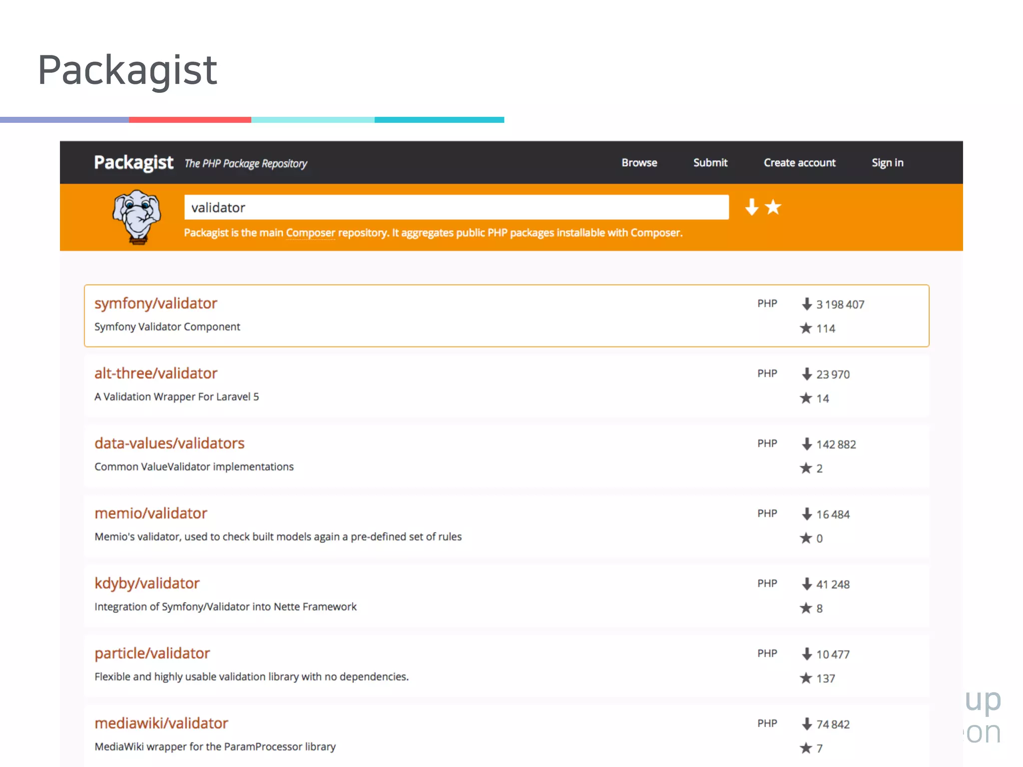 Google Developers Group
#Incheon
Packagist
 