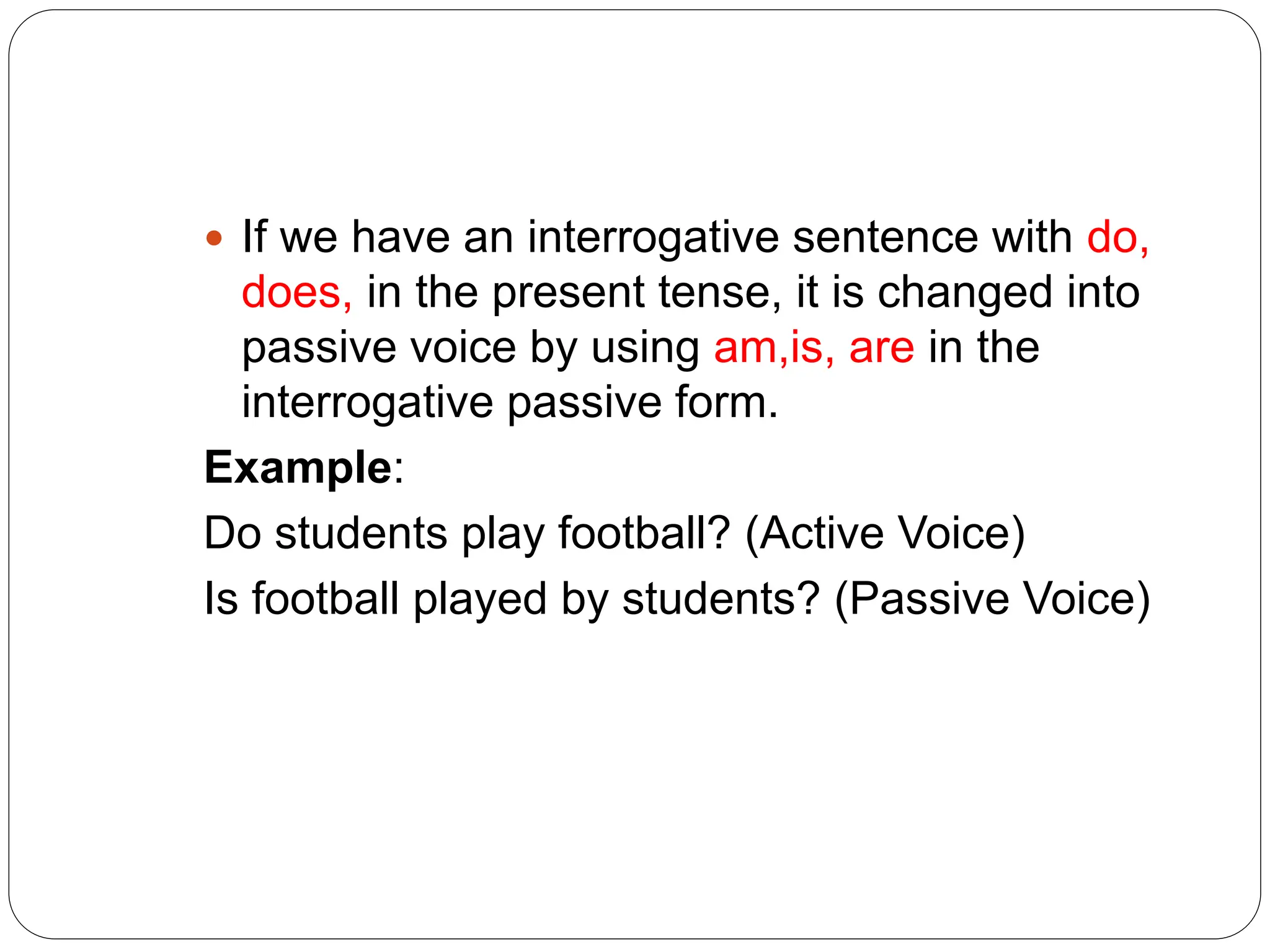 POWERPOINT PRESENTATION ON ENGLISH GRAMMAR TOPIC - VOICE | PPTX