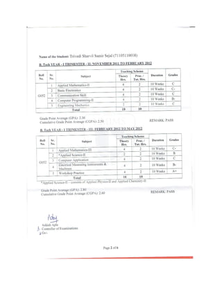 Transcripts | PDF
