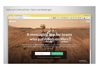 13
Nähe zum Unternehmen- Team und Abteilungen
 
