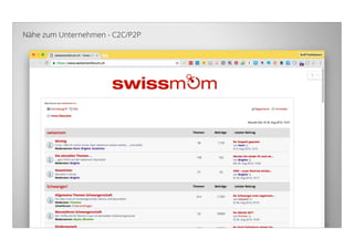 19
Nähe zum Unternehmen - C2C/P2P
 
