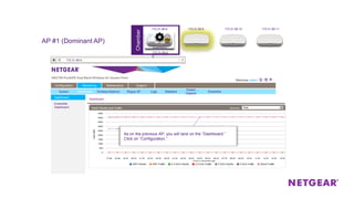 Chamber
Dashboard
Ensemble
Dashboard
Dashboard
172.31.99.9
AP #1 (Dominant AP)
As on the previous AP, you will land on the “Dashboard.”
Click on “Configuration.”
Configuration Monitoring Maintenance Support
System Dashboard Wireless Stations Rogue AP Logs Statistics
Packet
Capture
Ensemble
172.31.99.8 172.31.99.9 172.31.99.10 172.31.99.11
172.31.99.6
0
ensemble1
 