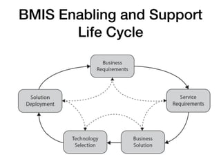 BMIS Enabling and Support
Life Cycle
 