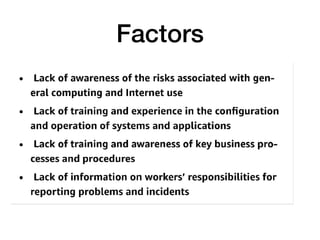 Factors
 