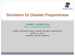 Use of Virtual Simulation for Emergency Preparedness | PDF
