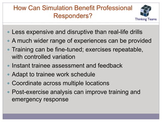 Use of Virtual Simulation for Emergency Preparedness | PDF