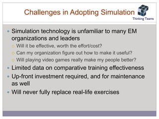 Use of Virtual Simulation for Emergency Preparedness | PDF