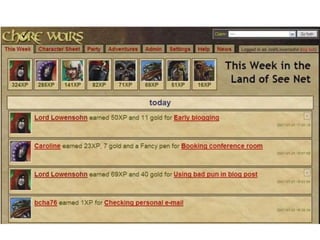 Chore wars - Life style gamification - Manu Melwin Joy | PPT