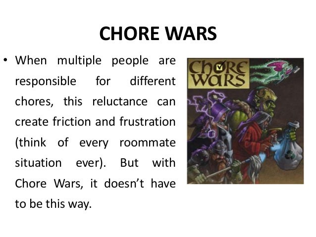 chore wars life style gamification manu melwin joy