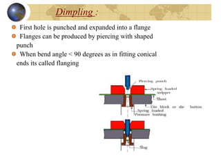 Dimpling Method Sheet Metal Forming Process Presentation | PPT