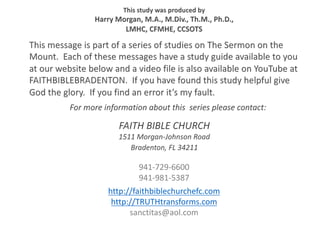 941-729-6600
941-981-5387
http://faithbiblechurchefc.com
http://TRUTHtransforms.com
sanctitas@aol.com
 